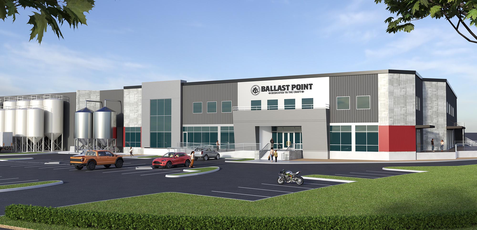 Ballast Point Brewing - Miramar San Diego - Exterior Render 3D Model