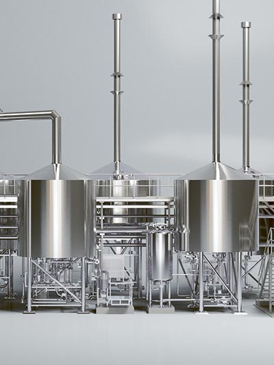 Brewery Planning - Brewing System Planning - 3D Model